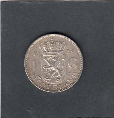 Beschrijving: 1 Gulden JULIANA 